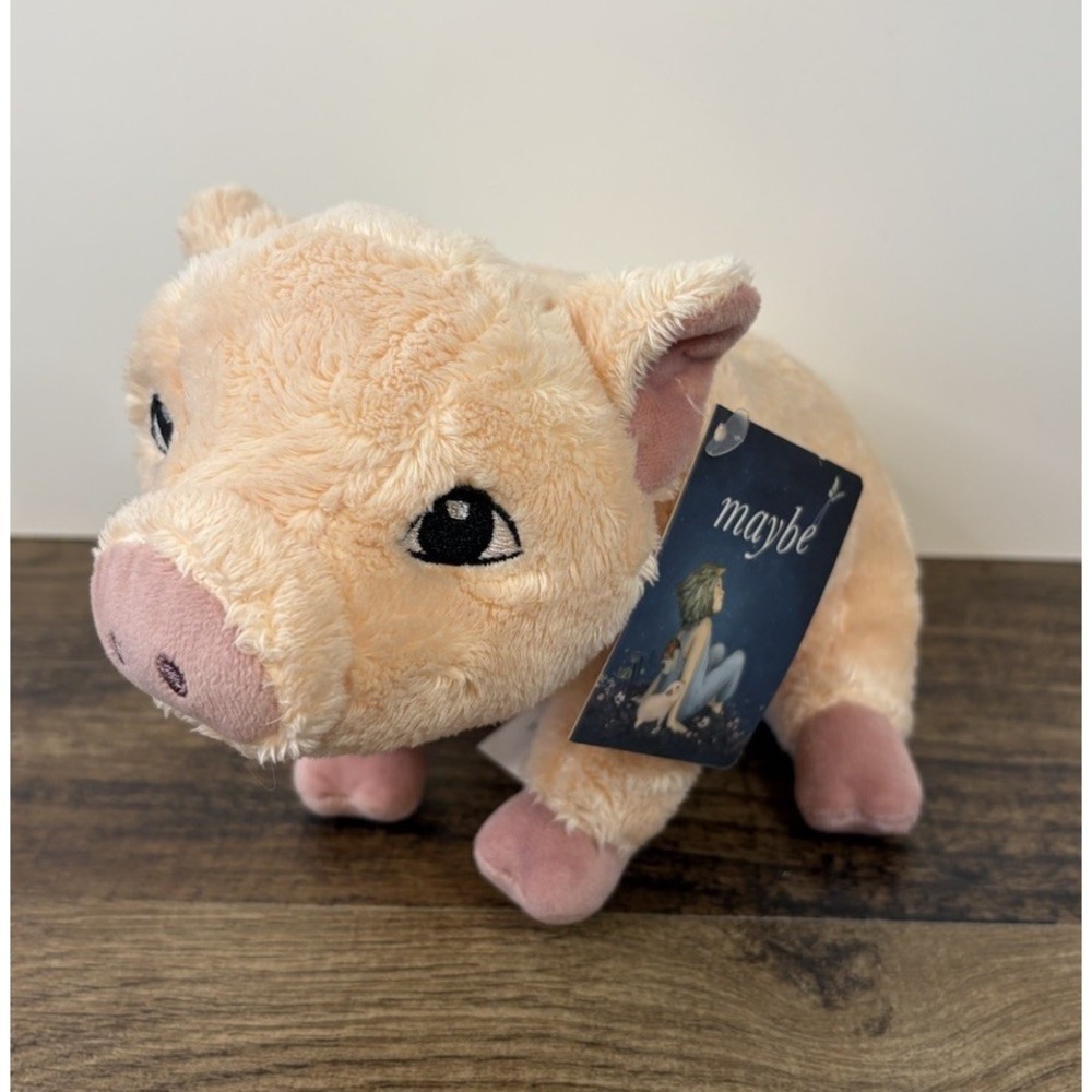 Maybe Children's Book 8" Stuffed Pig Plush Enchanting Tale Kobi Yamada